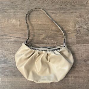 Max Studio Pleated Puffy Vegan Shoulder Bag